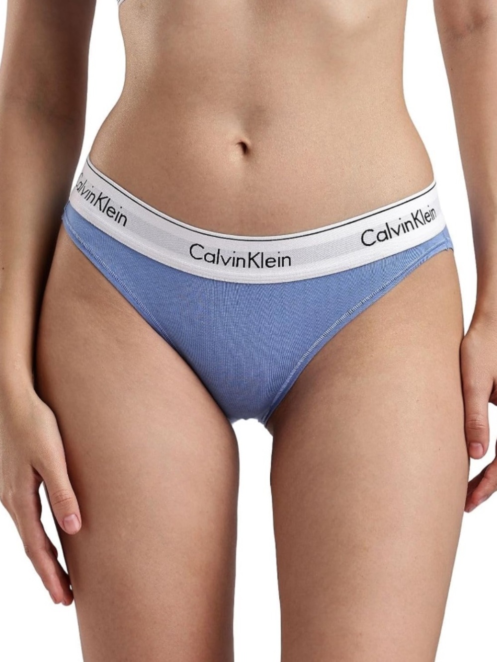Calvin Klein Women's Modern Cotton Stretch Bikini Panty Glacier Size S